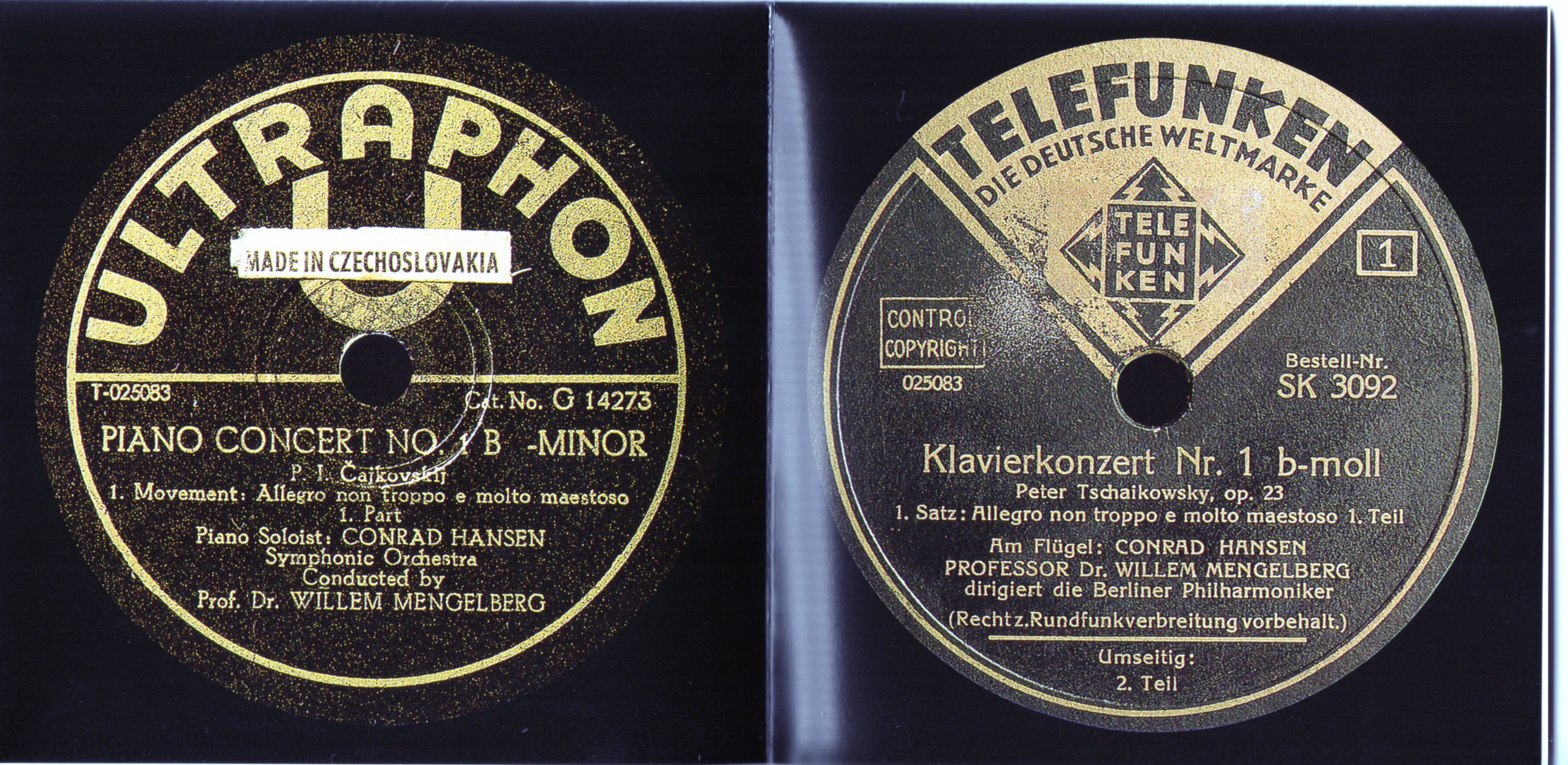 Het mysterie van Mengelberg Tsjaikovski Piano Concerto No. 1